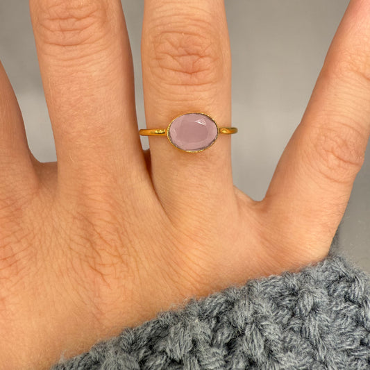 Pink Gemstone Ring