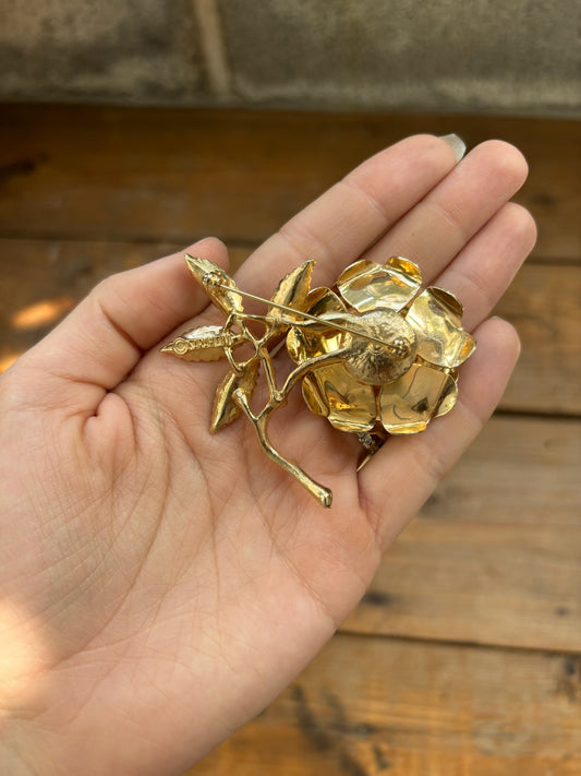 Vintage Flower Brooch