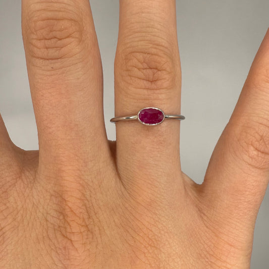 Dainty Ruby Ring