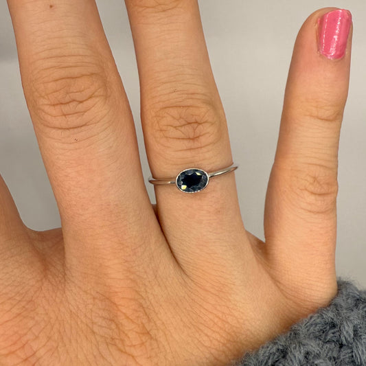 Dainty Sapphire Ring